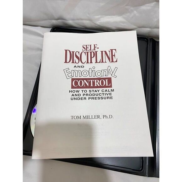 Self-Discipline and Emotional Control by Tom Miller PHD. 3 Disk Self Help Audio - Picture 11 of 12